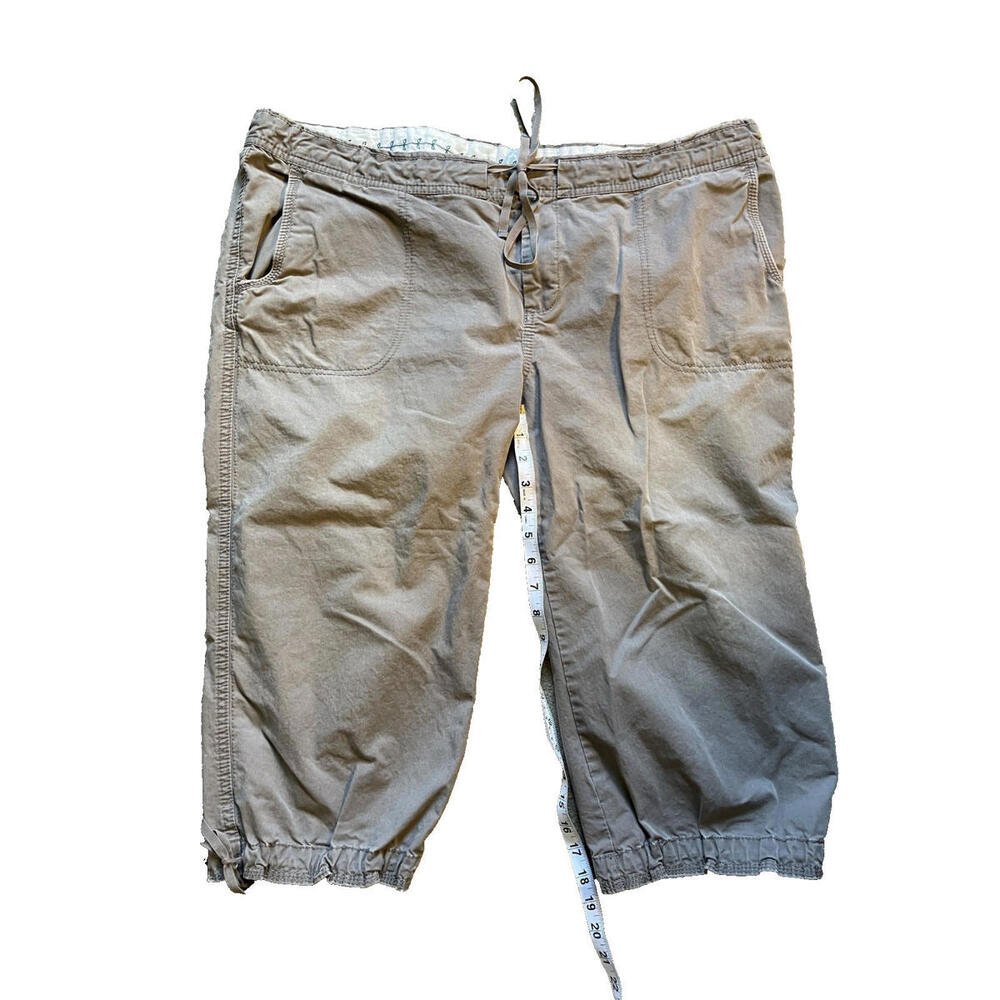 OLD NAVY PANTS DRAWSTRING ADJUSTABLE WAIST XL WOMENS BROWN